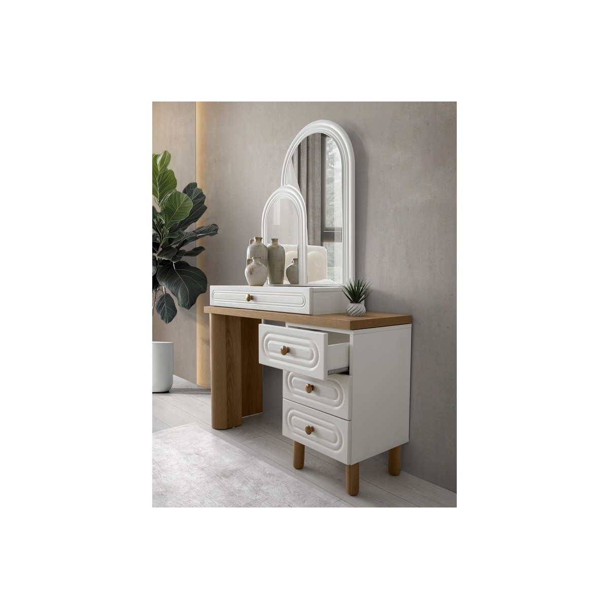 %100 Mdf Perge Yatak Odası Takımı
