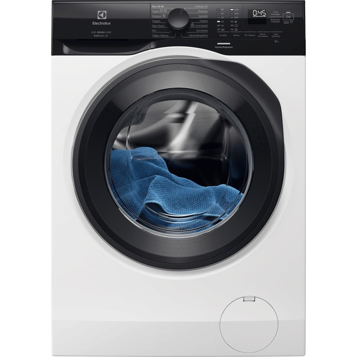 Electrolux EW6F9452T 600 Serisi Aı Washassist FULLWASH45' 10,5 kg 1400 Devir A Enerji Sınıfı Çamaşır Makinesi