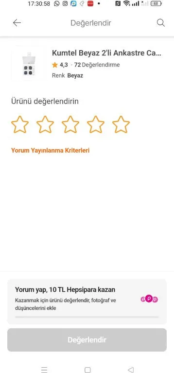 Tuğba K. ürün değerlendirmesi