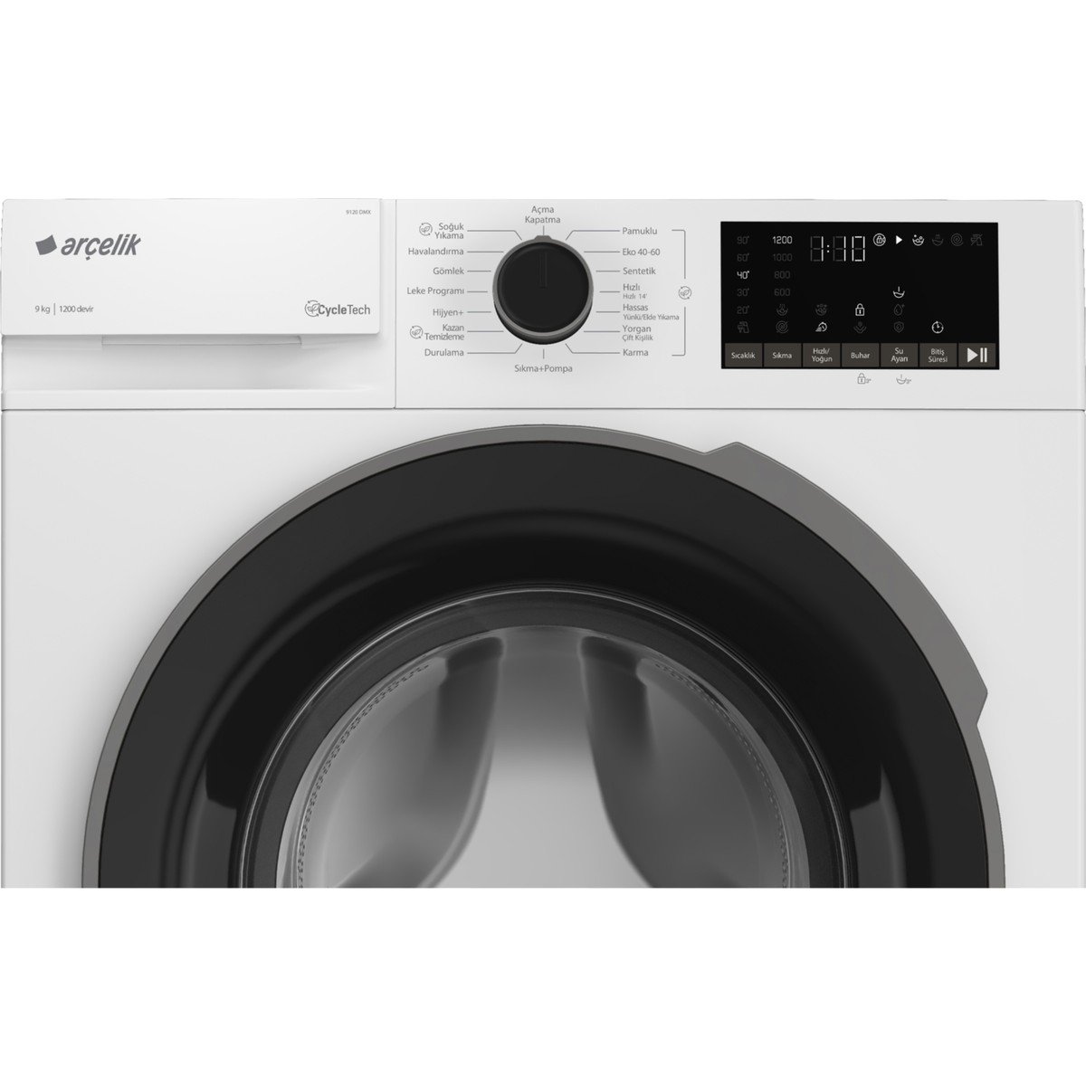 Arçelik 9120 Dmx 1200 Devir 9 kg Çamaşır Makinesi