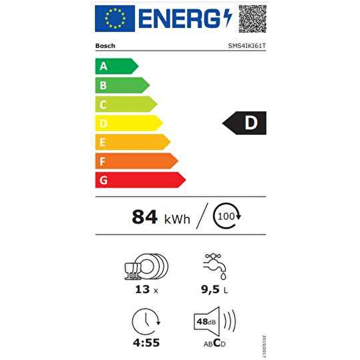 Bosch SMS4IKI62T 6 Programlı Bulaşık Makinesi