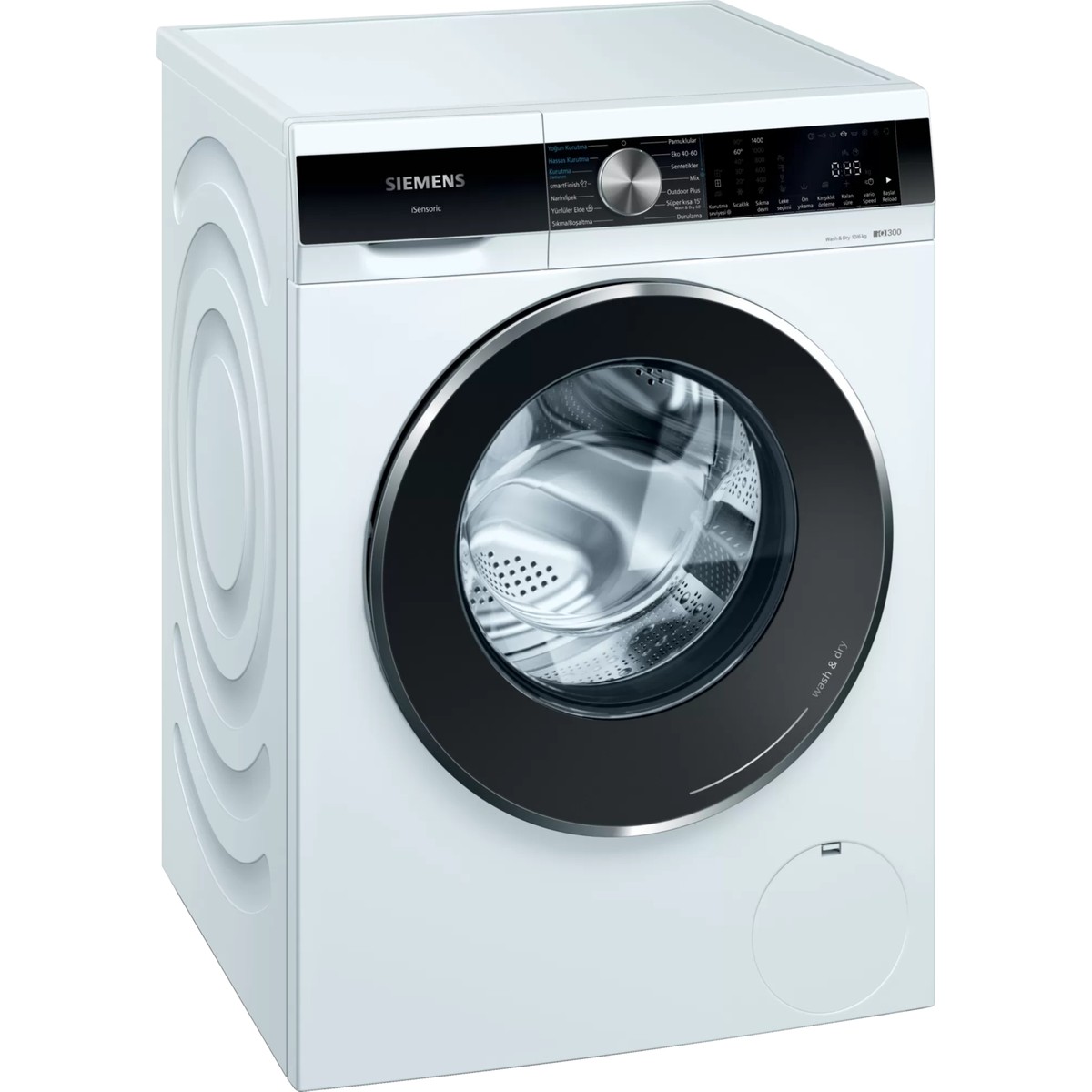 Siemens WN54A2X1TR Kurutmalı Çamaşır Makinesi 10 kg + 6 kg 1400 Devir C Enerji Sınıfı Yüksek Kapasite