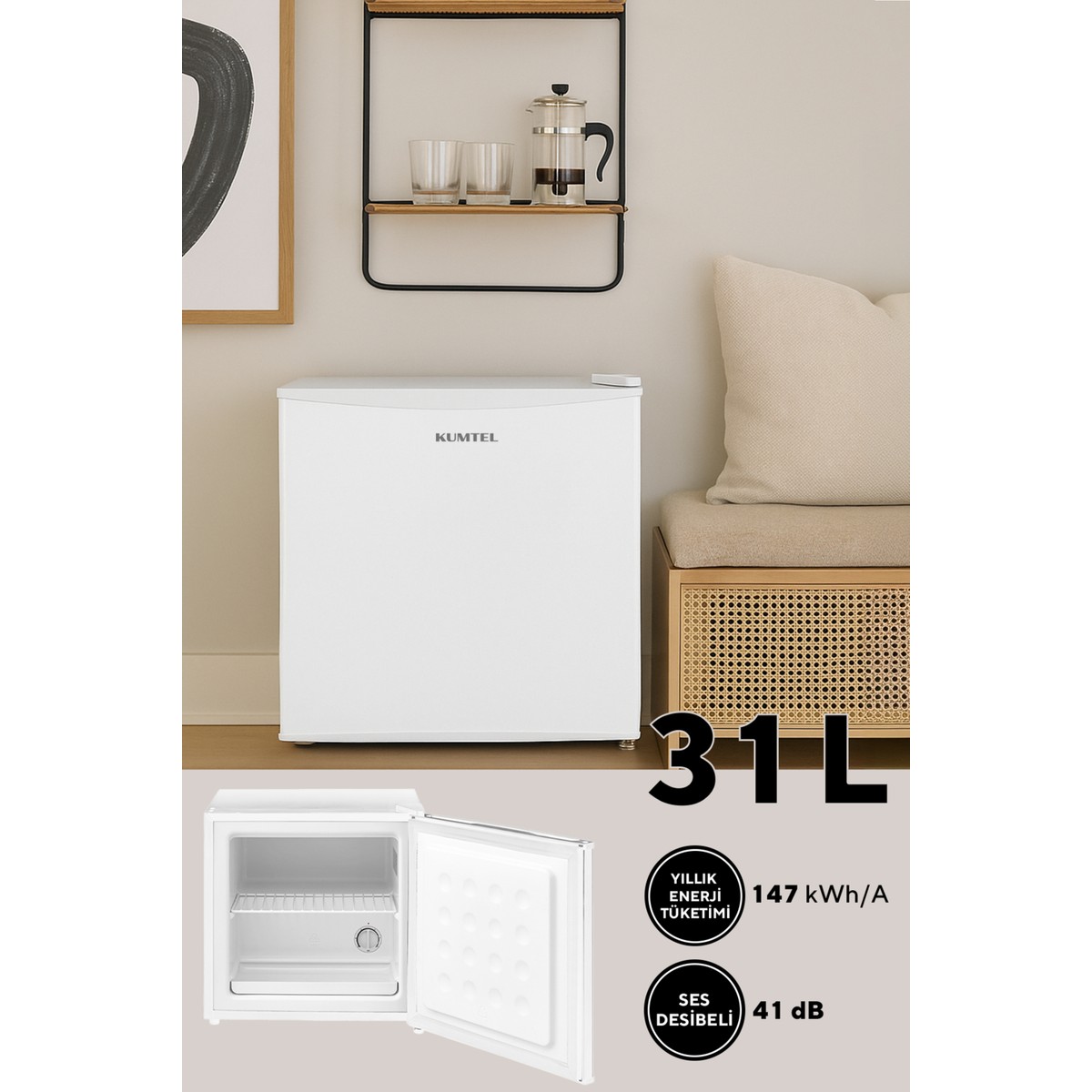 Kumtel HFR-50 Derin Dondurucu