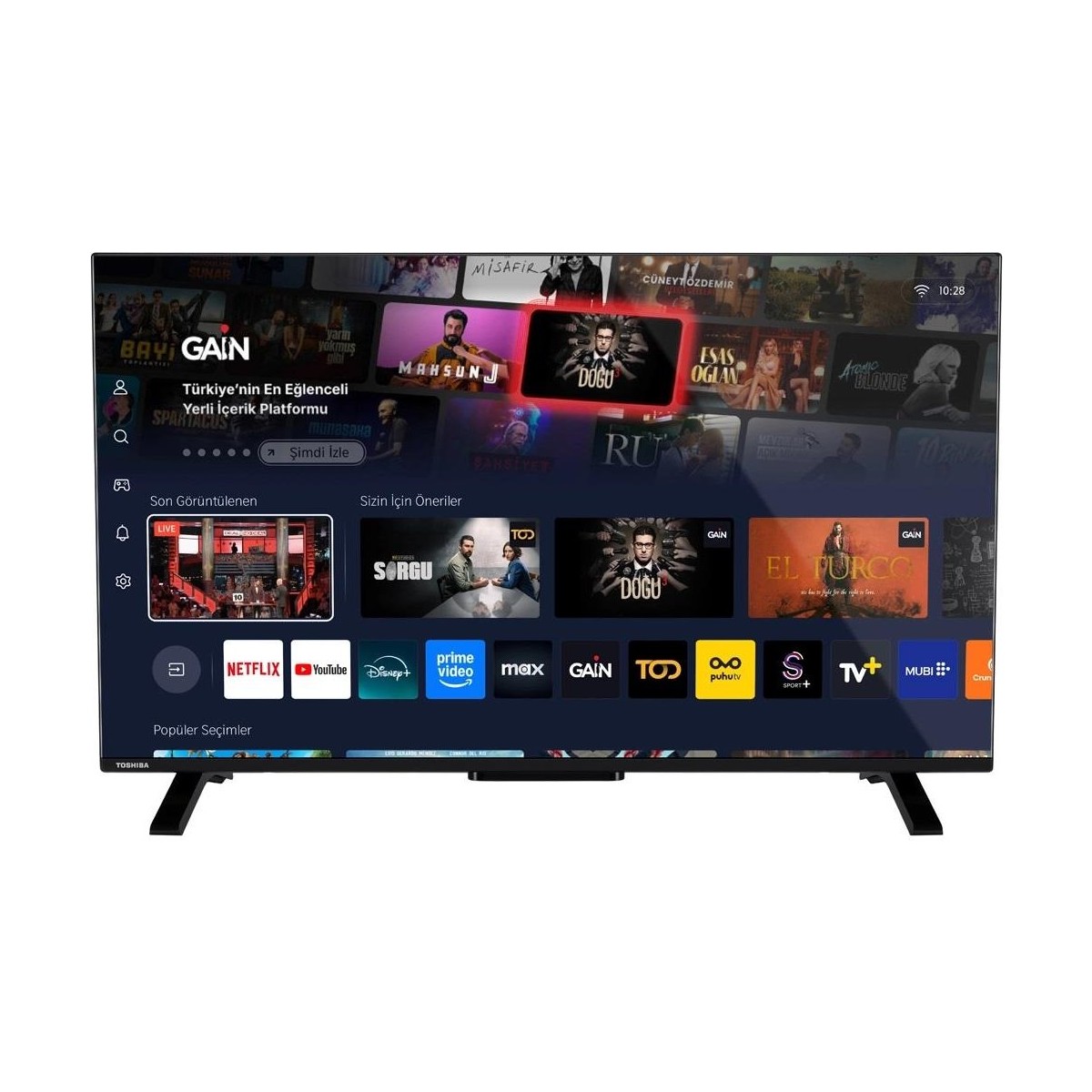 Toshiba 43UV1563DT 43" 109 Ekran Uydu Alıcılı 4K Ultra HD Smart LED TV