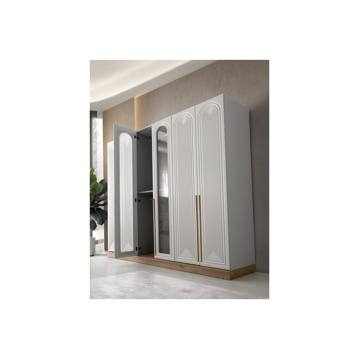 %100 Mdf Perge Yatak Odası Takımı
