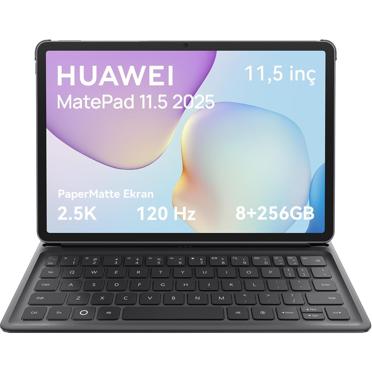 Huawei Yeni (2025) MatePad 11.5" PaperMatte 8GB 256GB Tablet + Klavye - Uzay Grisi (Kalem Dahil değildir)