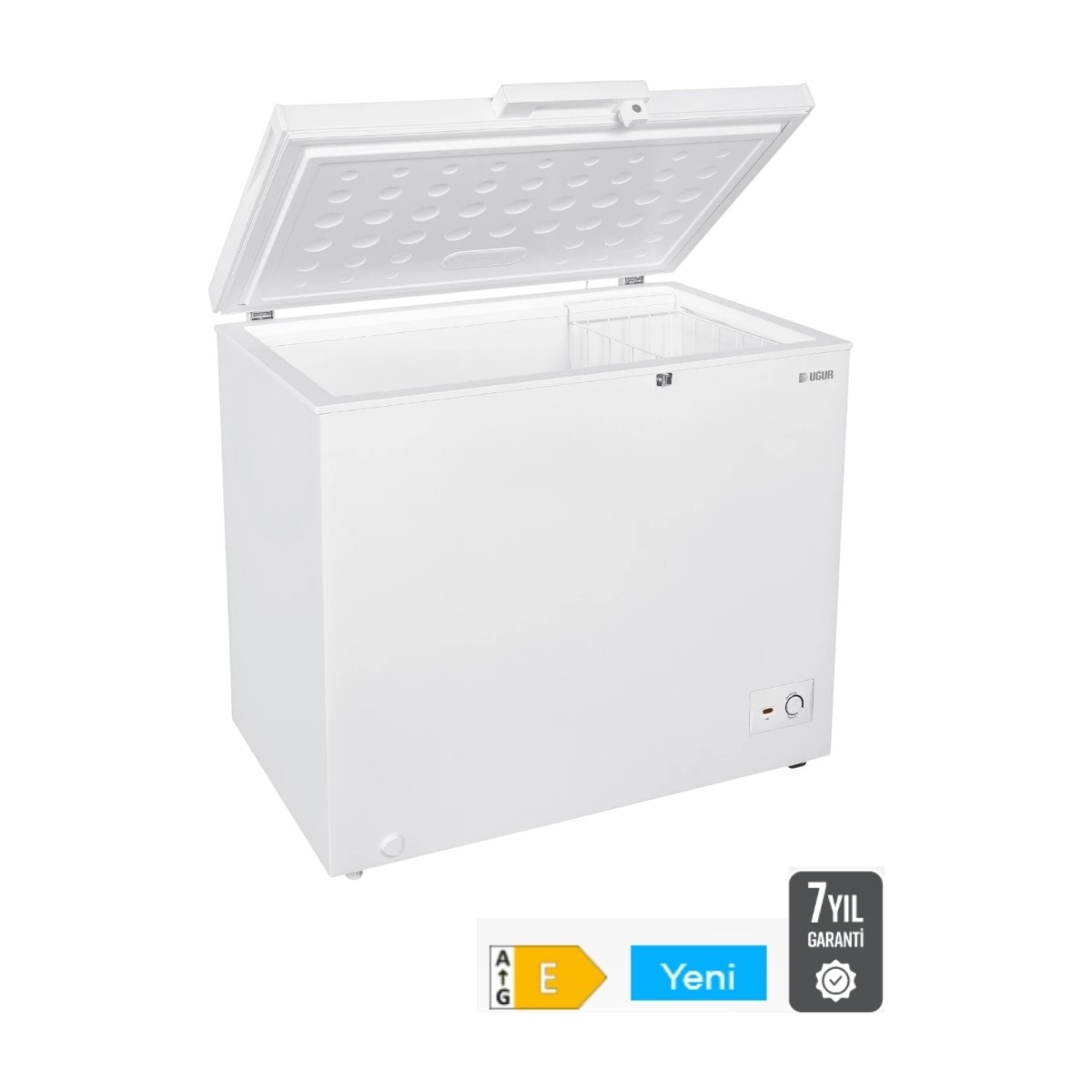 Uğur UED 250 D/s R65 Sandık Tipi Dondurucu 246 Litre E Enerji Sınıfı ile Verimli Soğutma