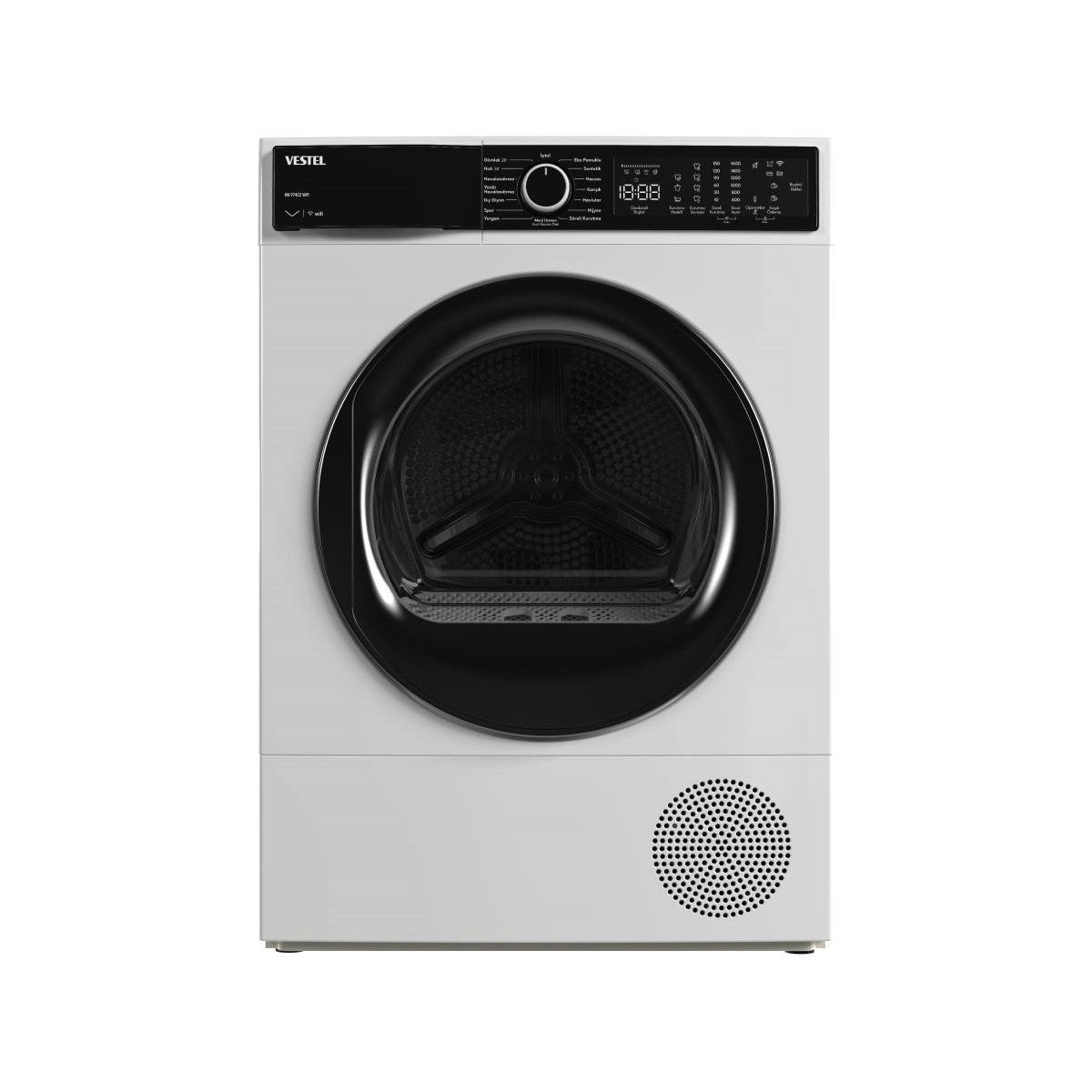 Vestel Km 97402 9 Kilo Isı Pompalı Kurutma Makinesi A+ Enerji Sınıfı Kırışıklık Önleme Fonksiyonu