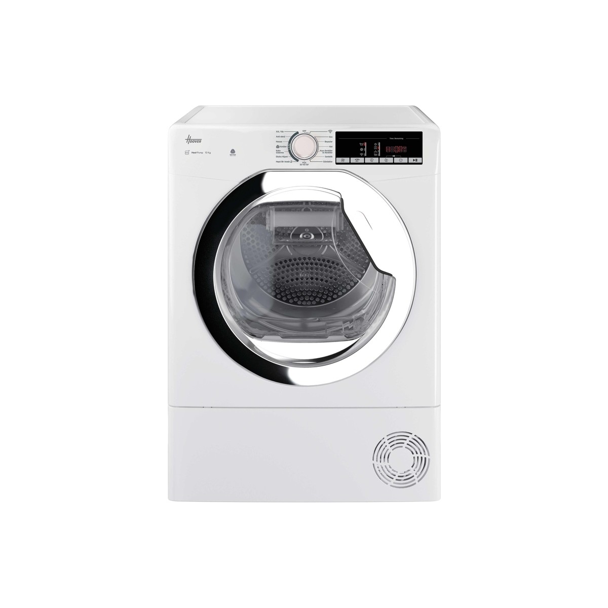Hoover HLEH10A2TCEX-17 10 kg Wi-Fi Bağlantılı Isı Pompalı Kurutma Makinesi