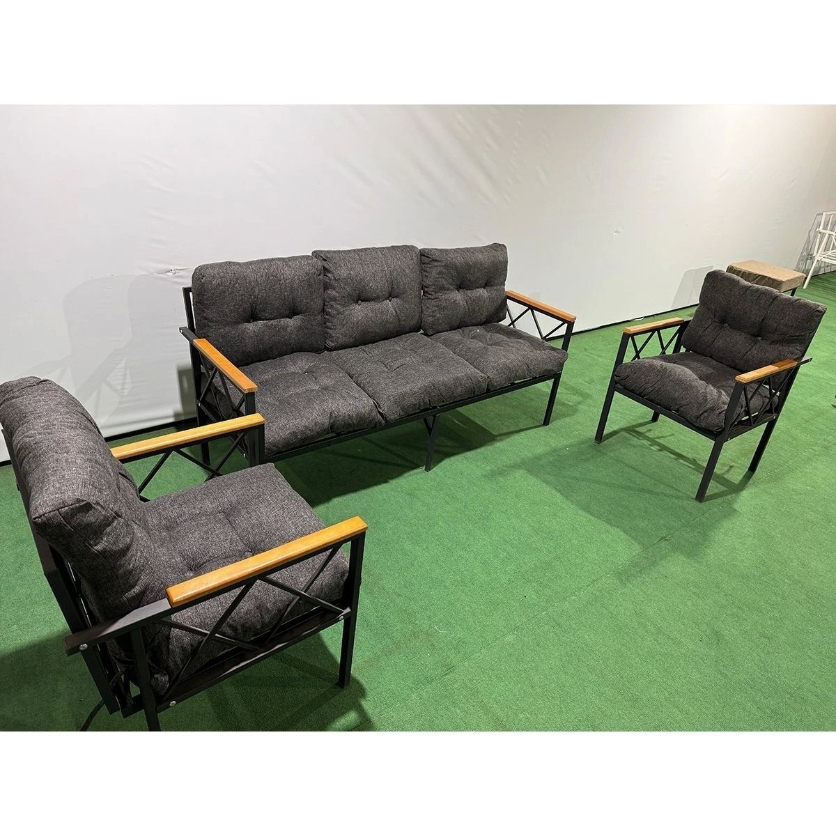 Adım Shops Balkon-Bahçe-Kafe,çay Seti,koltuk Takımı,oturma Grubu,ofis Koltuğu Miami Yeni
