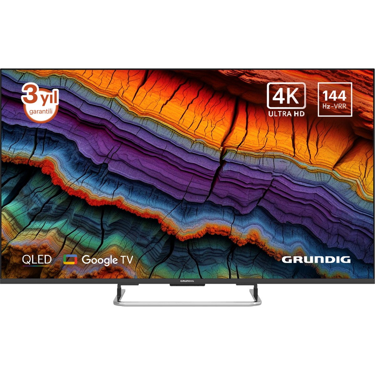 Grundig 55 GQ 800A 55" 139 Ekran Uydu Alıcılı 4K Ultra HD Google Smart QLED TV