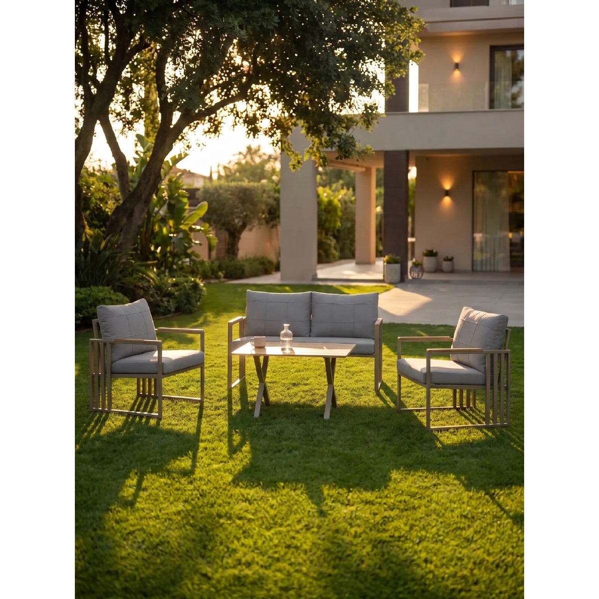 Fatsa 2+1+1+Sehpa Bahçe Balkon Mutfak Takımı