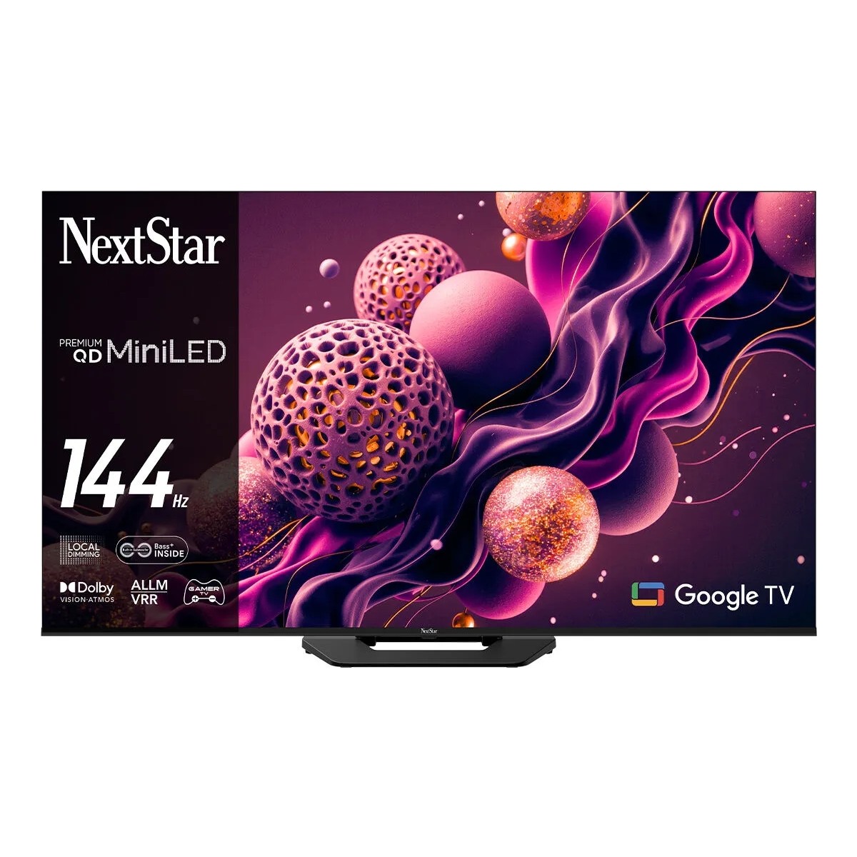 Nextstar YE-65IDWP14 65'' 165 Ekran 4K Ultra HD 144Hz Google Premium QD Super MiniLED TV