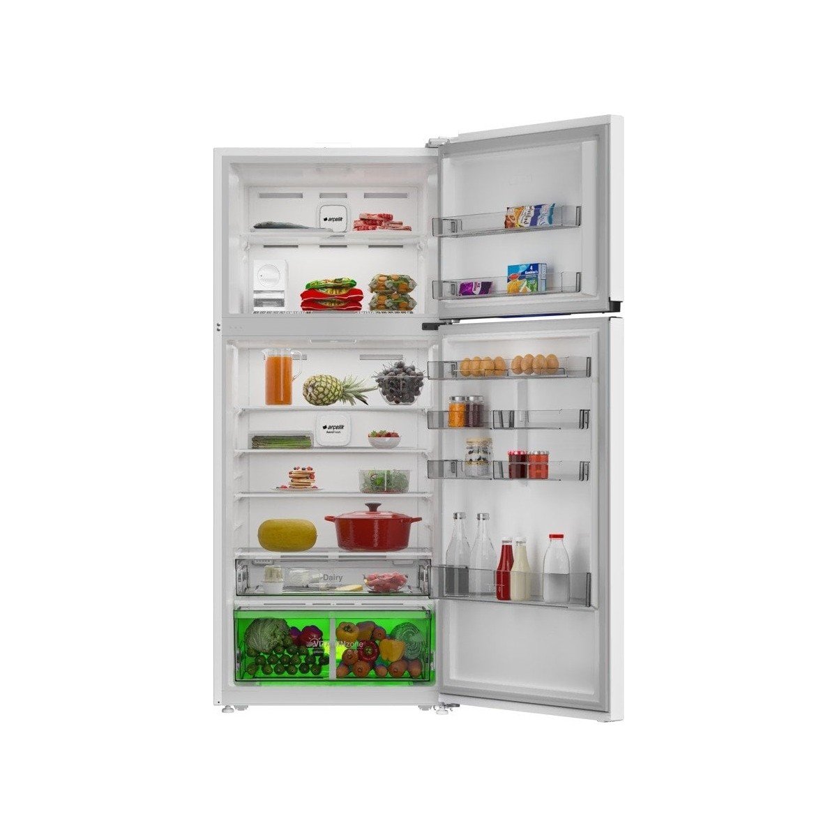 Arçelik 578557 EB MaxiFit Üstten Donduruculu Buzdolabı